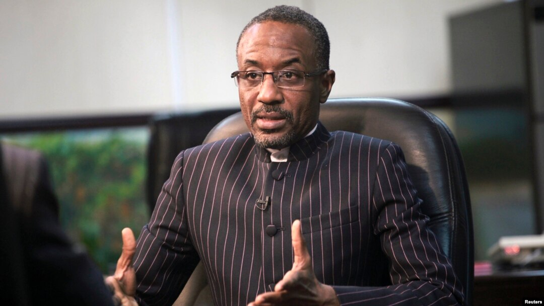 FILE - Nigeria's Central Bank Governor Sanusi Lamido Sanusi during an interview in his office, Lagos, March 7, 2011.