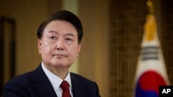 南韓總統府2024年2月7日發布的總統尹錫悅的照片。