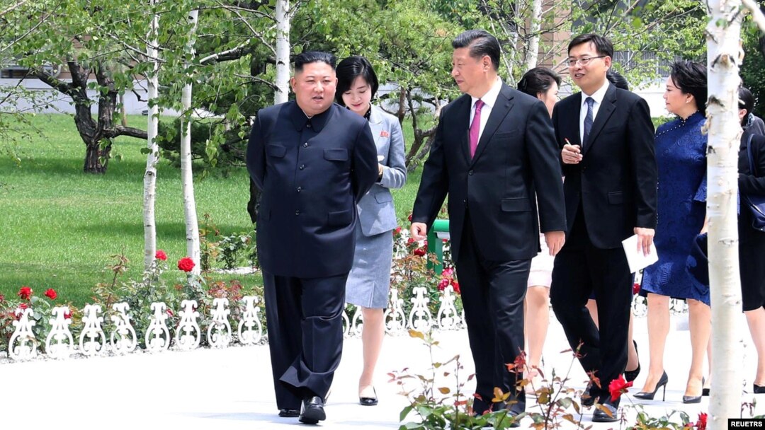 2019년 6월 시진핑 중국 국가주석이 북한 평양을 방문해 김정은 국무위원장과 회담을 가졌다.
