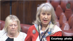 英國上議院議員肯尼迪（Helena Kennedy）（Photo: UK Parliament TV)