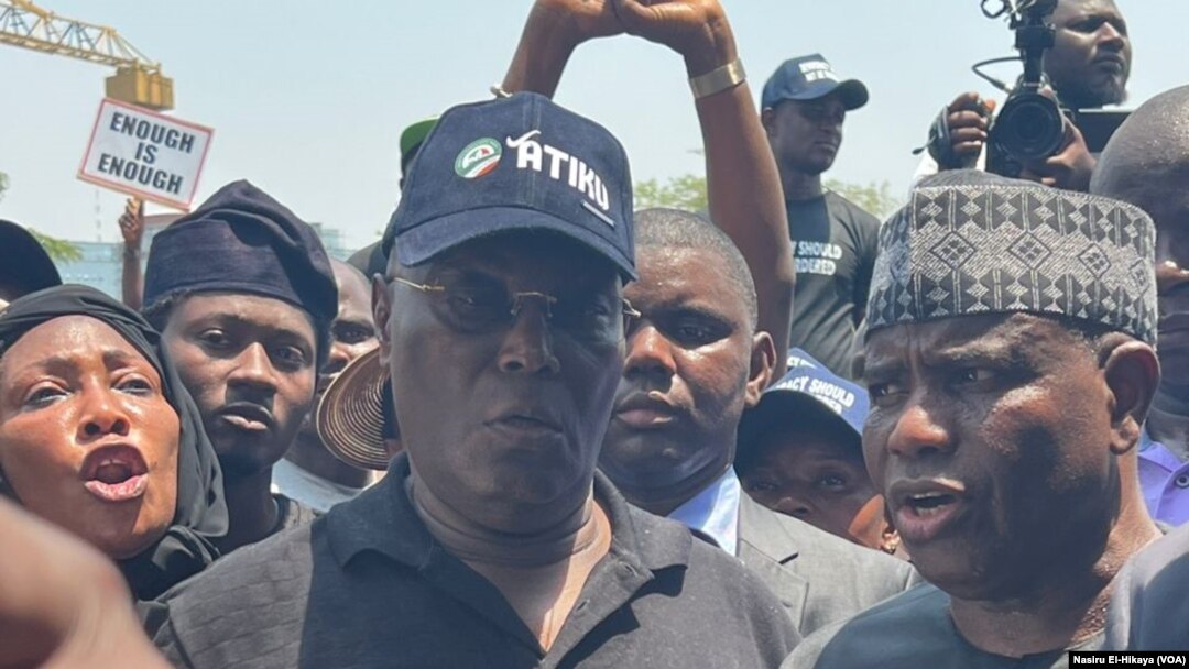 Atiku Ya Jagoranci Zanga-Zangar Lumana Zuwa Ofishin Hukumar Zabe