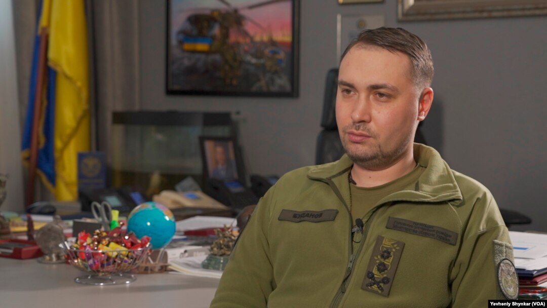 Kyrylo Budanov, jefe de la agencia de inteligencia militar ucraniana en Kiev, Ucrania. 25 de febrero de 2023.