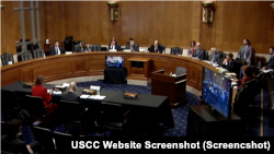 美中經濟與安全審查委員會(USCC)週四(3月23日)舉行年度報告週期的第三次聽證會，主題是關於“中國的全球影響力和干涉活動” (USCC網絡截圖)