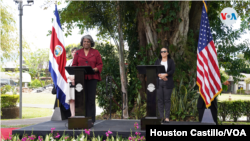 Linda Thomas Greenfield, embajadora de los Estados Unidos ante la ONU durante su visita a Costa Rica en marzo de 2023.
