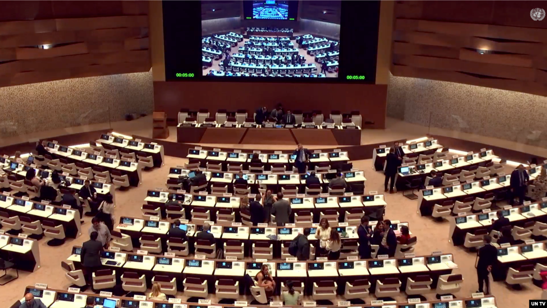 제네바에서 23일 2026년 핵확산금지조약(NPT) 11차 평가회의 제2차 준비위원회가 열리고 있다. 사진 = UN TV 