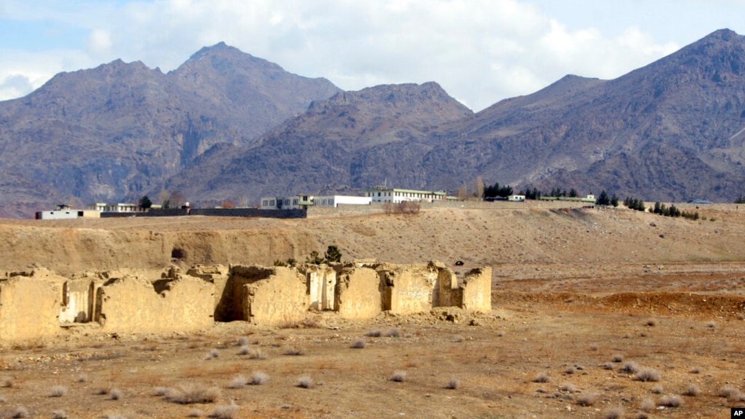 FILE - The Mes Aynak valley, southwest of Kabul, Afghanistan, is pictured March 2, 2022. The unexploited copper source is estimated to be worth nearly $1 trillion. China's MCC won the contract to exploit the mine over 10 years ago.