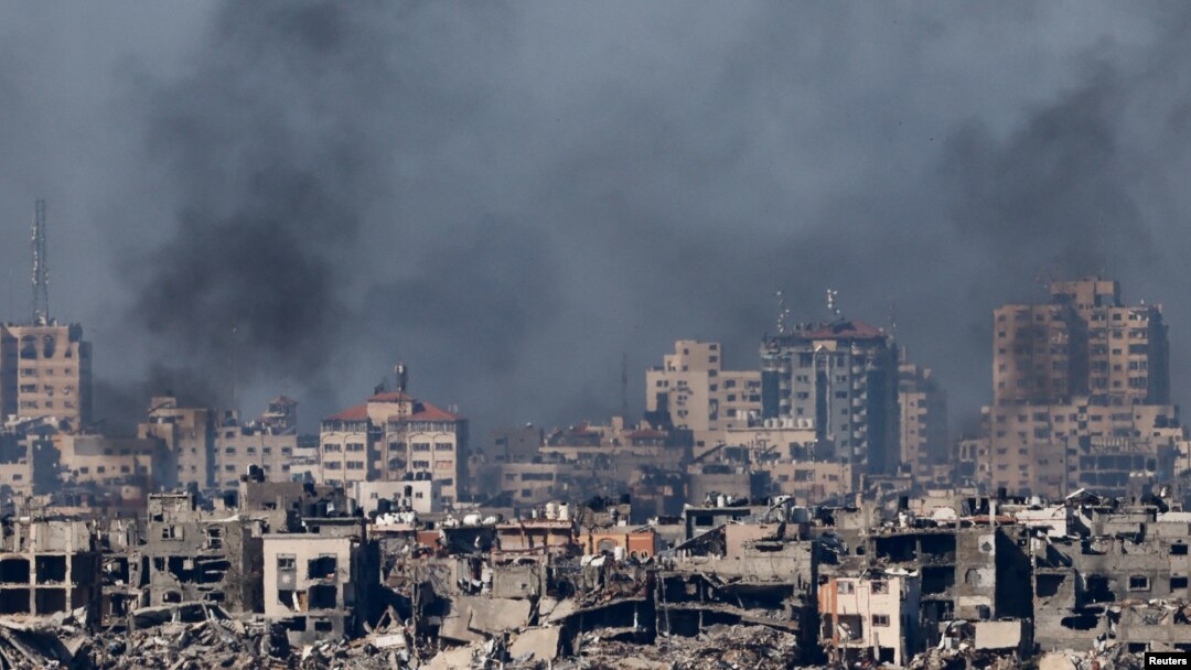 Moshi ukifuka angali huko Gaza Januari 18,2024