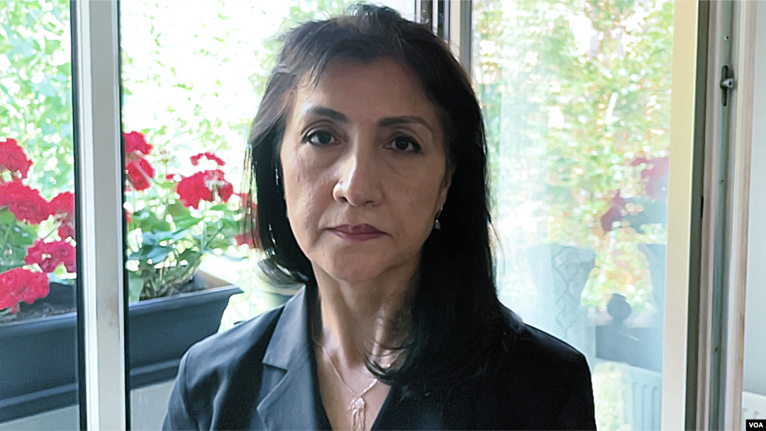 Gulbahar Haitiwaji, 55, spent nearly three years in several detention facilities in Xinjiang. (Shih-Wei Chou/VOA)