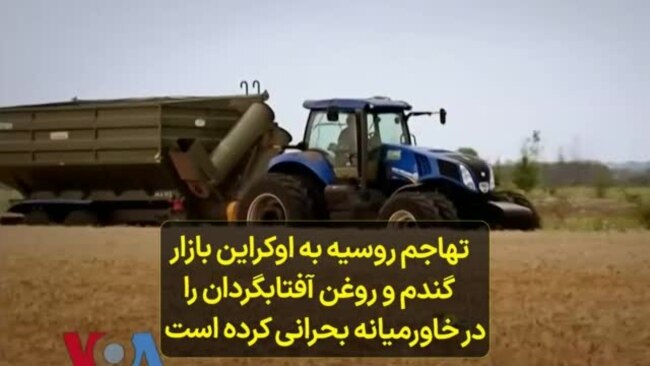 تهاجم روسیه به اوکراین بازار گندم و روغن آفتابگردان را در خاورمیانه بحرانی کرده است