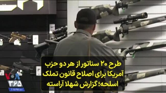 طرح ۲۰ سناتور از هر دو حزب آمریکا برای اصلاح قانون تملک اسلحه؛ گزارش شهلا آراسته