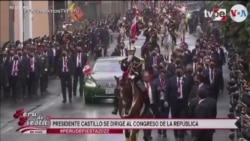 Llaman "corrupto" a presidente de Perú durante discurso en el Congreso