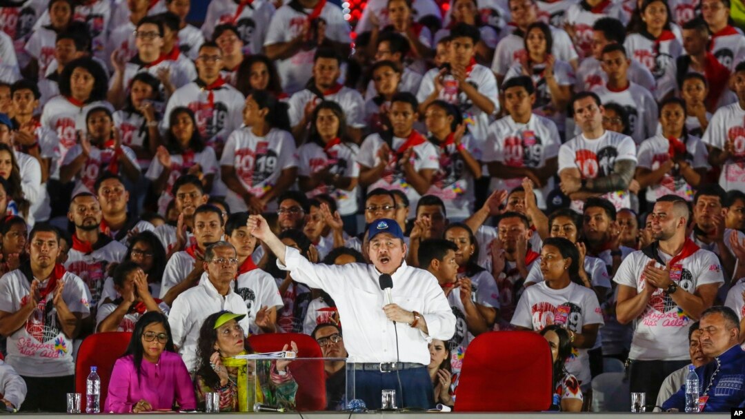 El presidente de Nicaragua, Daniel Ortega, acusó a la oposición de su país de haber dañado la economía nacional.