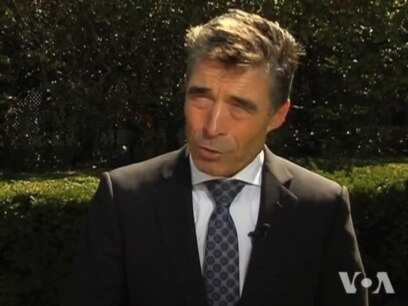 NATO Chief Backs US Threat of Force Against Syria