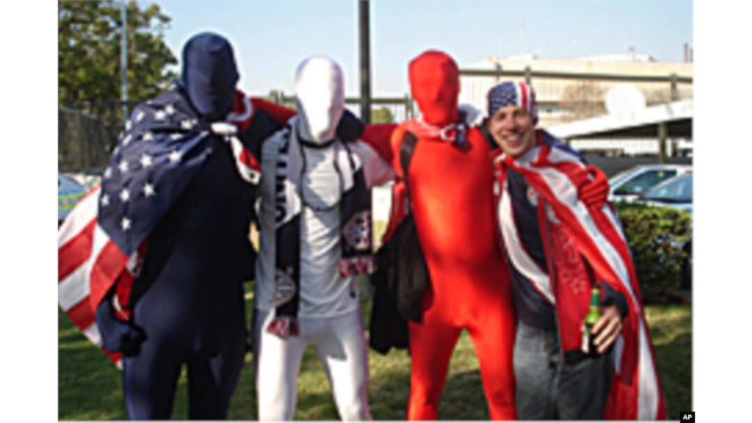US fans at game with Algeria