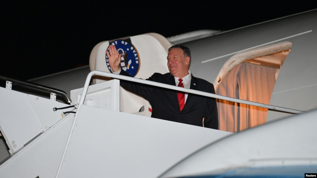 El secretario de Estado de EE.UU., Mike Pompeo, viaja el miércoles 18 de septiembre de 2019 a Riad, en Arabia Saudí.
