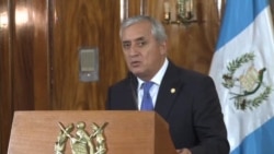 Washington apoya proceso contra Pérez Molina