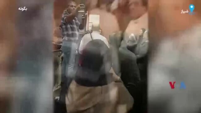 شعار «وعده زیاد شنیدیم، اما عمل ندیدیم» در تجمع اعتراضی بازنشستگان ۱۴۰۰ 