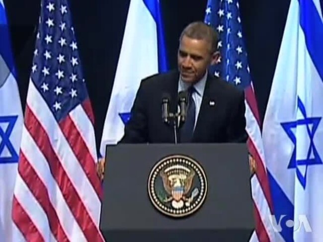 Obama: Israel's Future Depends on Peace with Palestinians
