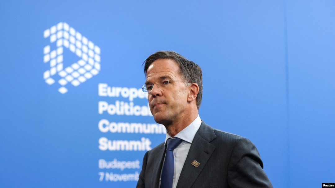 NATO Secretary General Mark Rutte attends the European Political Community Summit at the Puskas Arena, in Budapest, Hungary, November 7, 2024. 