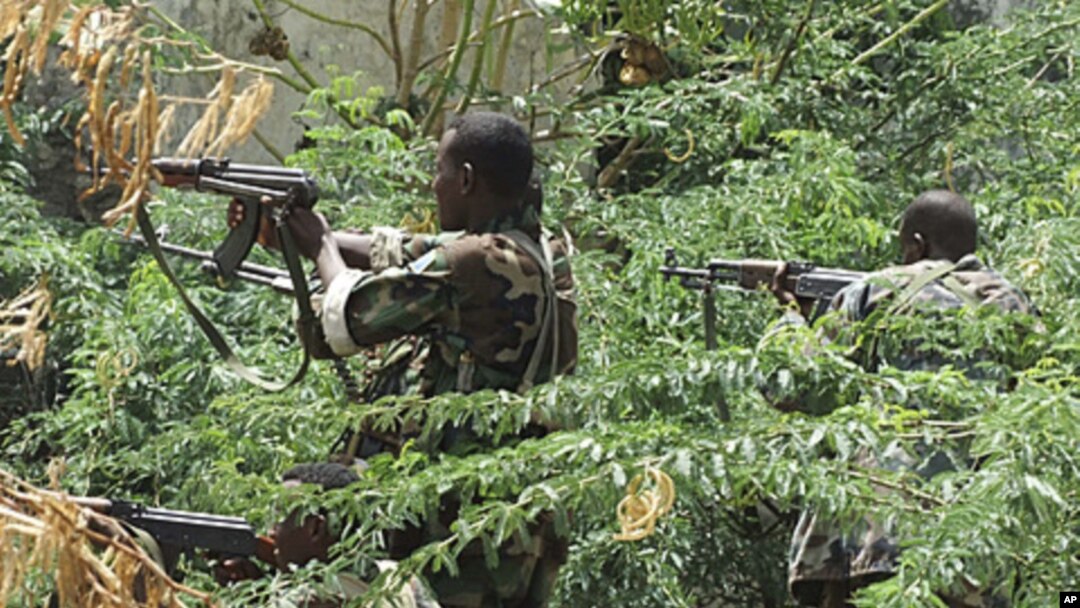 Vikosi vya Somalia msituni vikijiandaa kupambana na kundi la kigaidi la al-Shabaab.