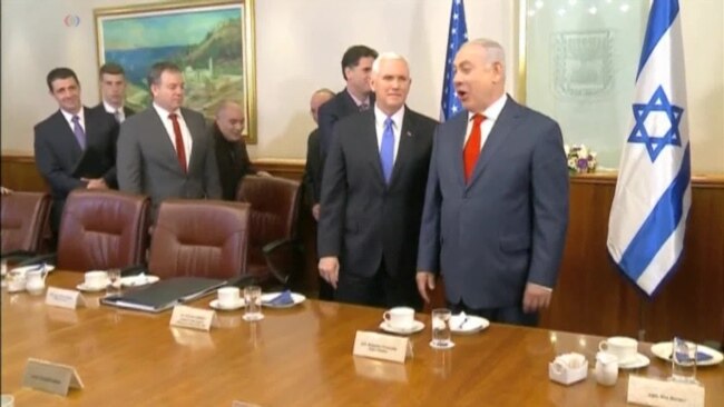 Pence Wraps Up Middle East Trip Affirming Ties With Israel