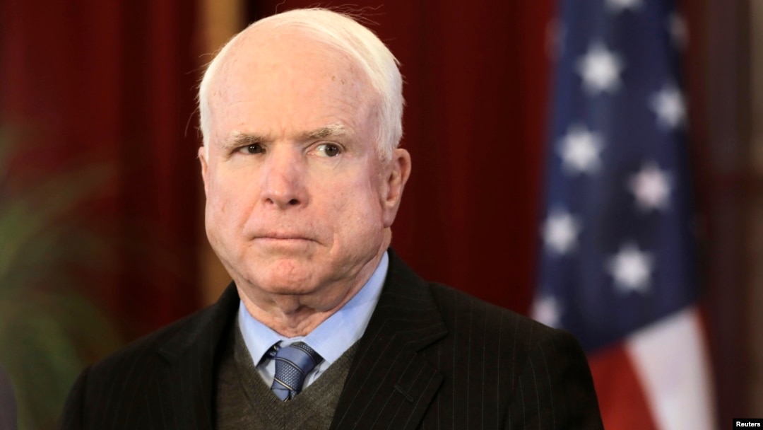 Dan Majalisar Dattawan Amurka, Senata John McCain daga Jihar Arizona. 