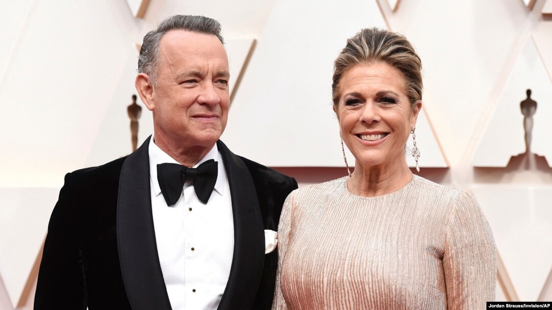 FILE - Tom Hanks and Rita Wilson have tested positive for the novel coronavirus, March 11th 2020