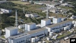 日本福島核電站在去年地震前的圖片。