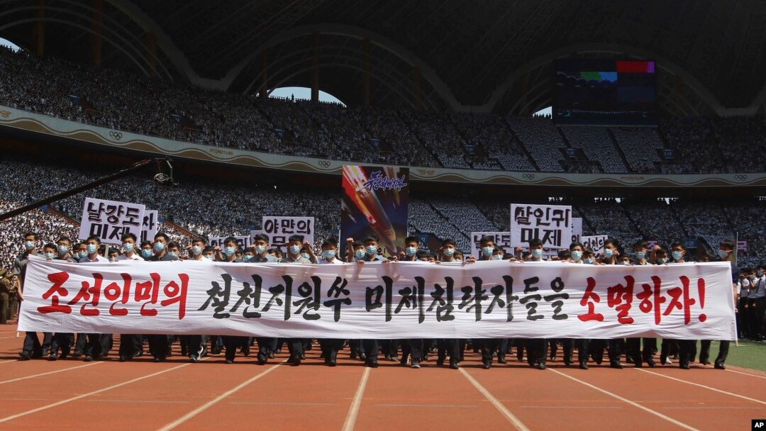 북한이 지난 25일 한국전쟁 73주년을 맞아 전국에서 대규모 반미 집회를 열었다.