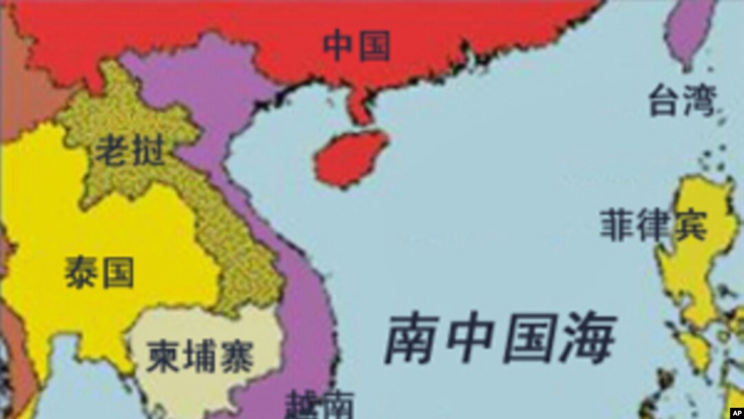 南中國海區域圖