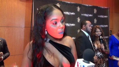 Actress Belindja Eustache talks to VOA