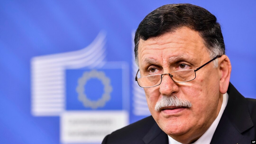 Libya's Prime Minister Fayez al-Sarraj meets, April 5, 2017, in Stuttgart, Germany with top U.S. officials, in hopes of finding a way forward for what one analyst is calling “the Obama administration’s Iraq.”