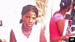 Domingas Pimpão, baleada pela polícia em Luanda