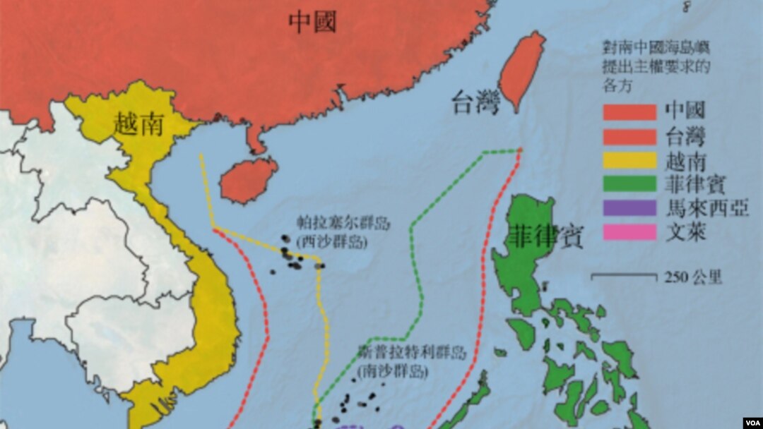 南中國海地圖