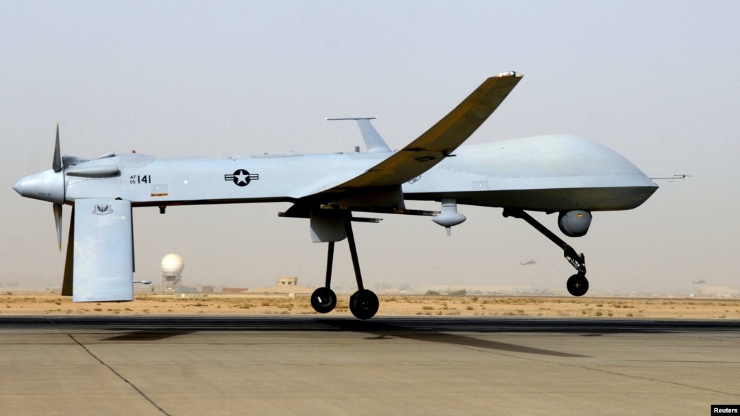 Un prominente líder talibán y su número dos, han sido las víctimas más recientes de los ataques de drones como éste, un MQ-1B Predator.