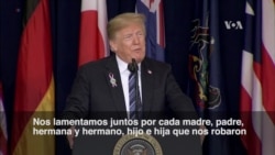 Trump se une al dolor de familiares de víctimas del 9-11