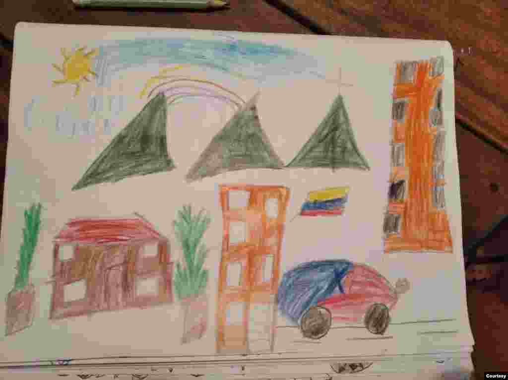 Daniel Flores de 6 años desea para Caracas que no existan los vendedores informales en las calles y que cada día sea una ciudad más bonita.