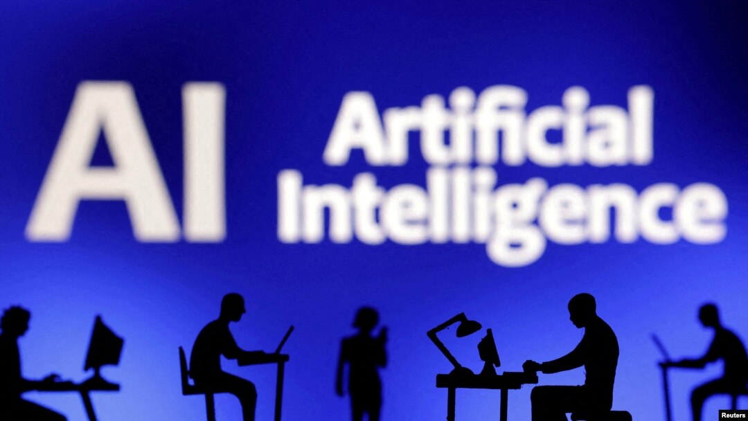 FILE - An artificial intelligence illustration is seen Feb. 19, 2024. The U.S. Justice Department is to announce on March 7 its plan to crack down on the intentional misuse of AI to advance white-collar crimes.