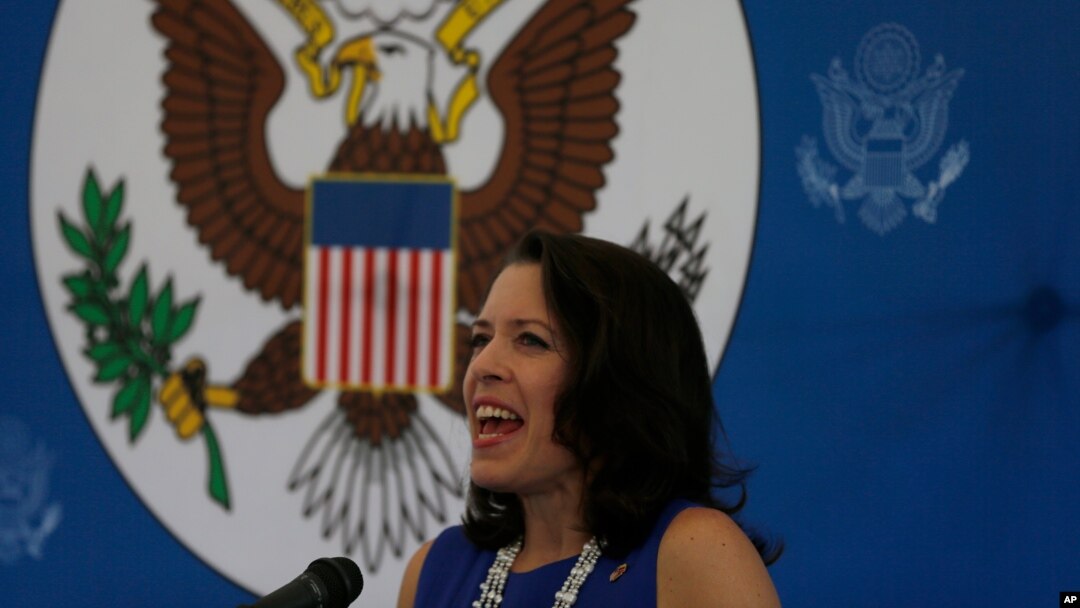 La embajadora de EE.UU. en Uruguay, Kelly Keiderling, abogó por la defensa de los DD.HH. en Venezuela.