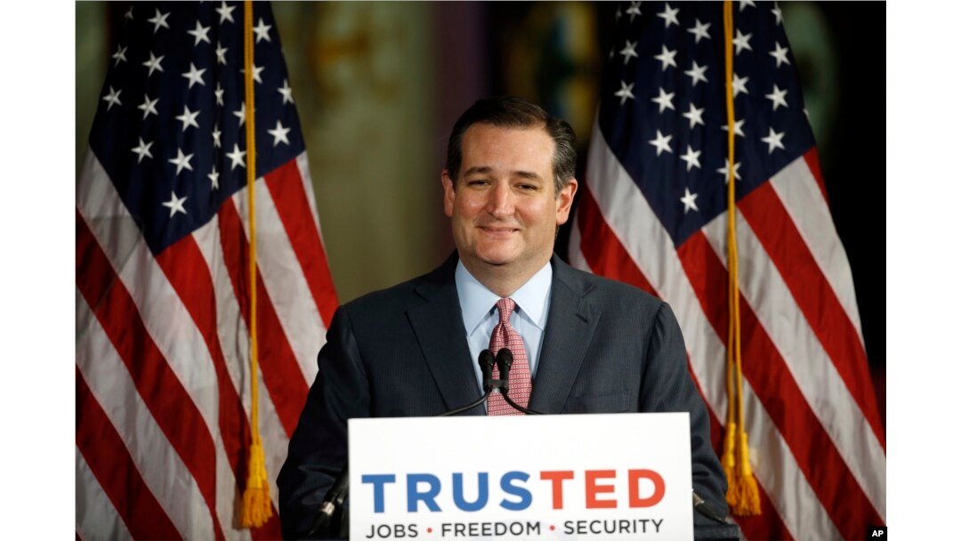 Republican presidential candidate, Sen. Ted Cruz, R-Texas, speaks during a campaign stop, April 19, 2016, in Philadelphia.