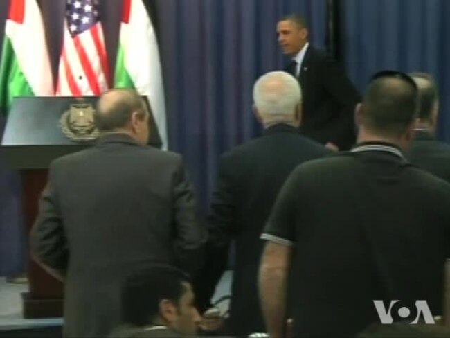 Obama Calls for Talks on Core Israeli-Palestinian Issues