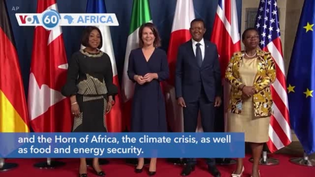 VOA60 Africa - G7 foreign ministers meet counterparts from Ghana, Kenya and the African Union
