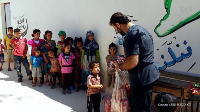 Smuggler Brings Happiness to Children Trapped in Aleppo