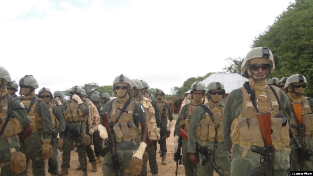 Gaashaan rapid reaction force. (Somalia Handout Photo)