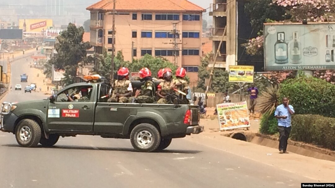 Jeshi la Uganda la wekwa katika njia za Kampala baada ya uchaguzi