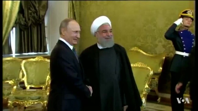 Russian, Iranian Presidents Meet on Syria and Economic Issues