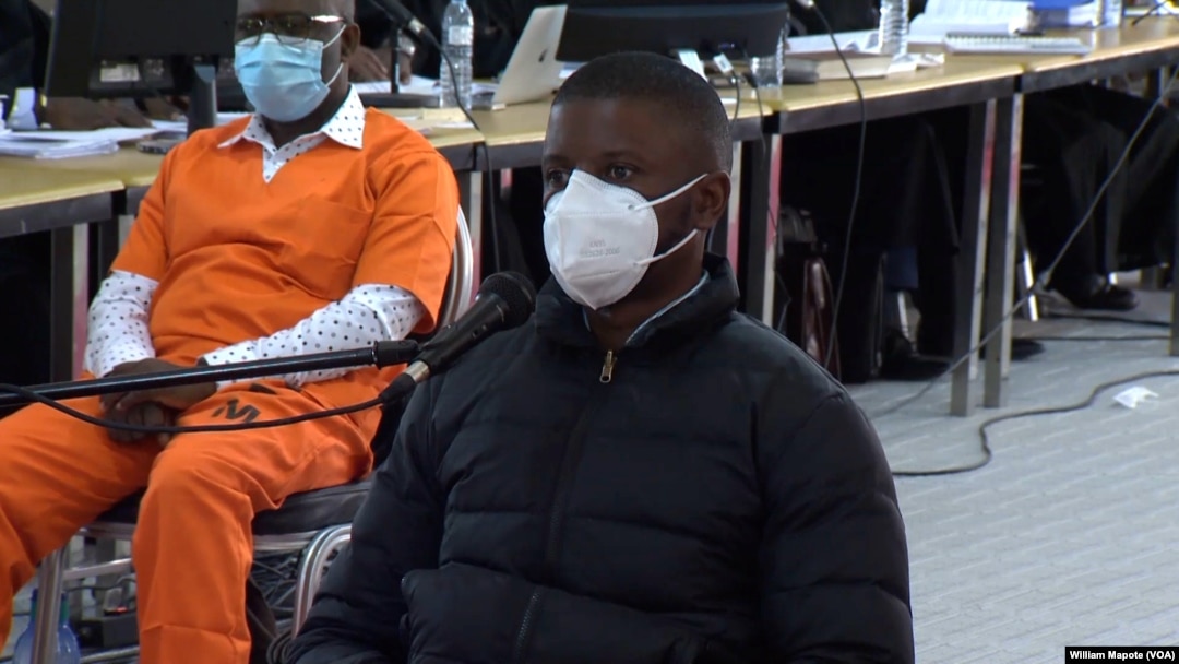 Ndambi Guebuza, filho do antigo Presidente de Moçambique Armando Guebuza, ouvido em tribunal no caso das "Dívidas Ocultas", 30 de Agosto 2021