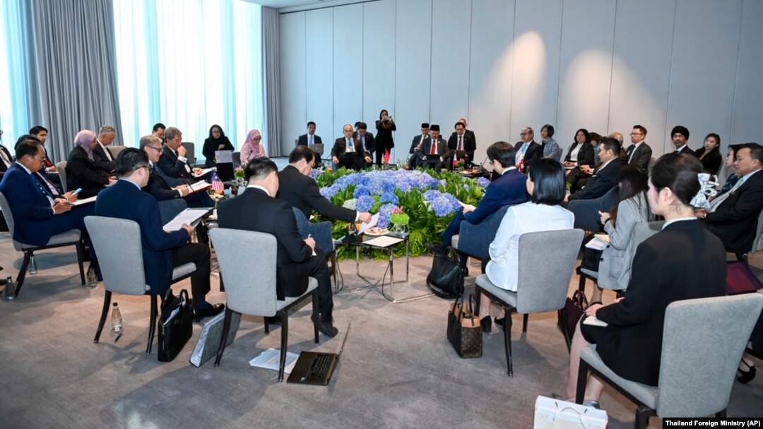 Participants attend an informal consultation among ASEAN member states on Myanmar in Bangkok, Dec. 20, 2024.
