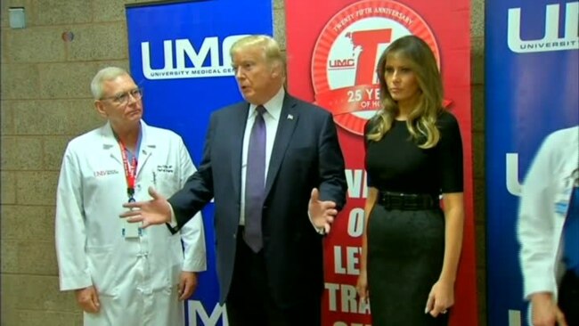 Trump Praises Las Vegas Medical Team, Shooting Victims