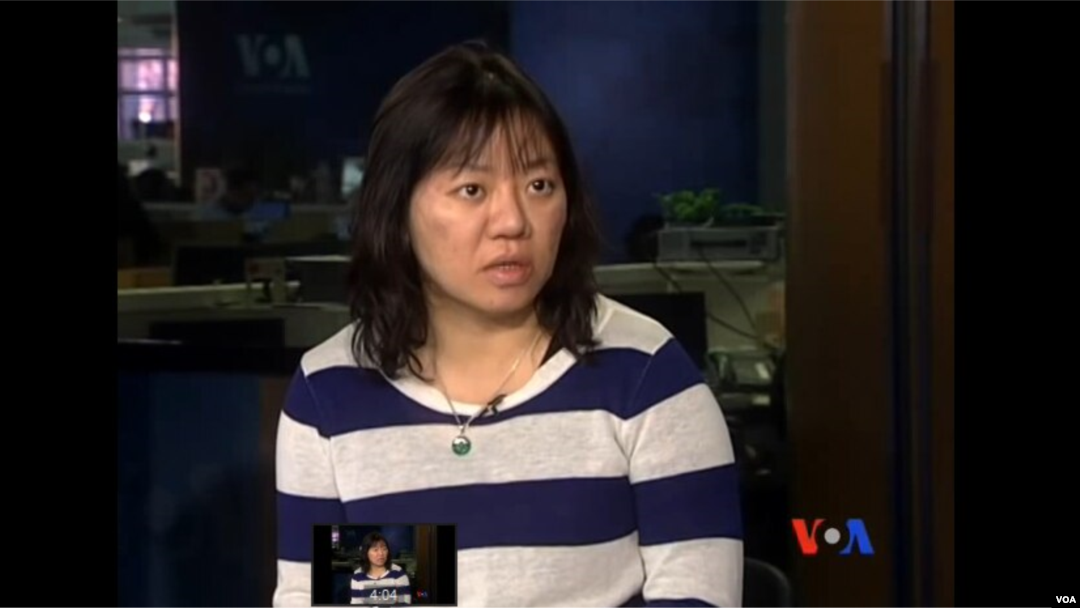 FILE - Vietnamese journalist and blogger Pham Doan Trang is seen in an undated video grab. (VOA Vietnamese)